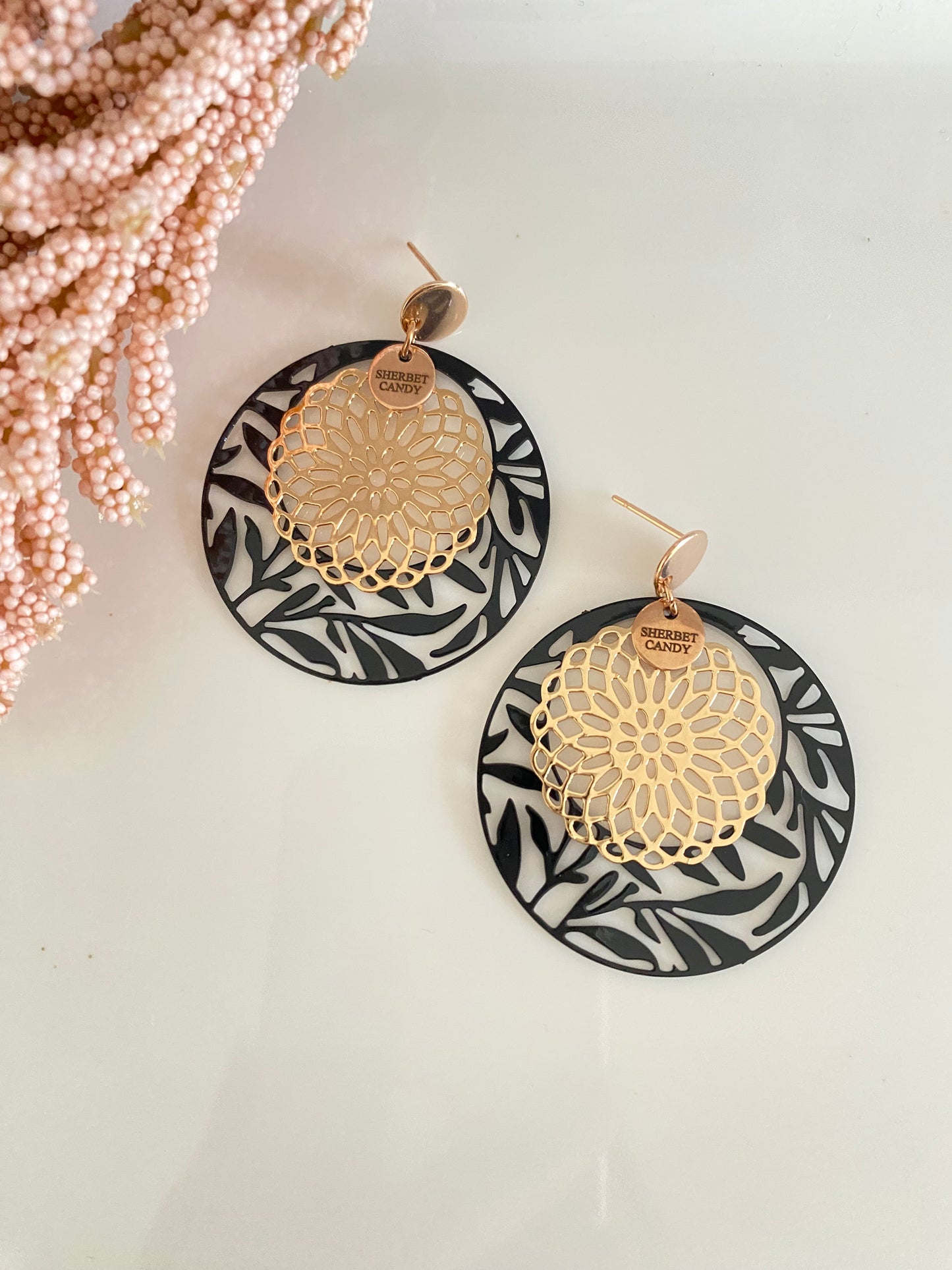 Black and Gold Lace