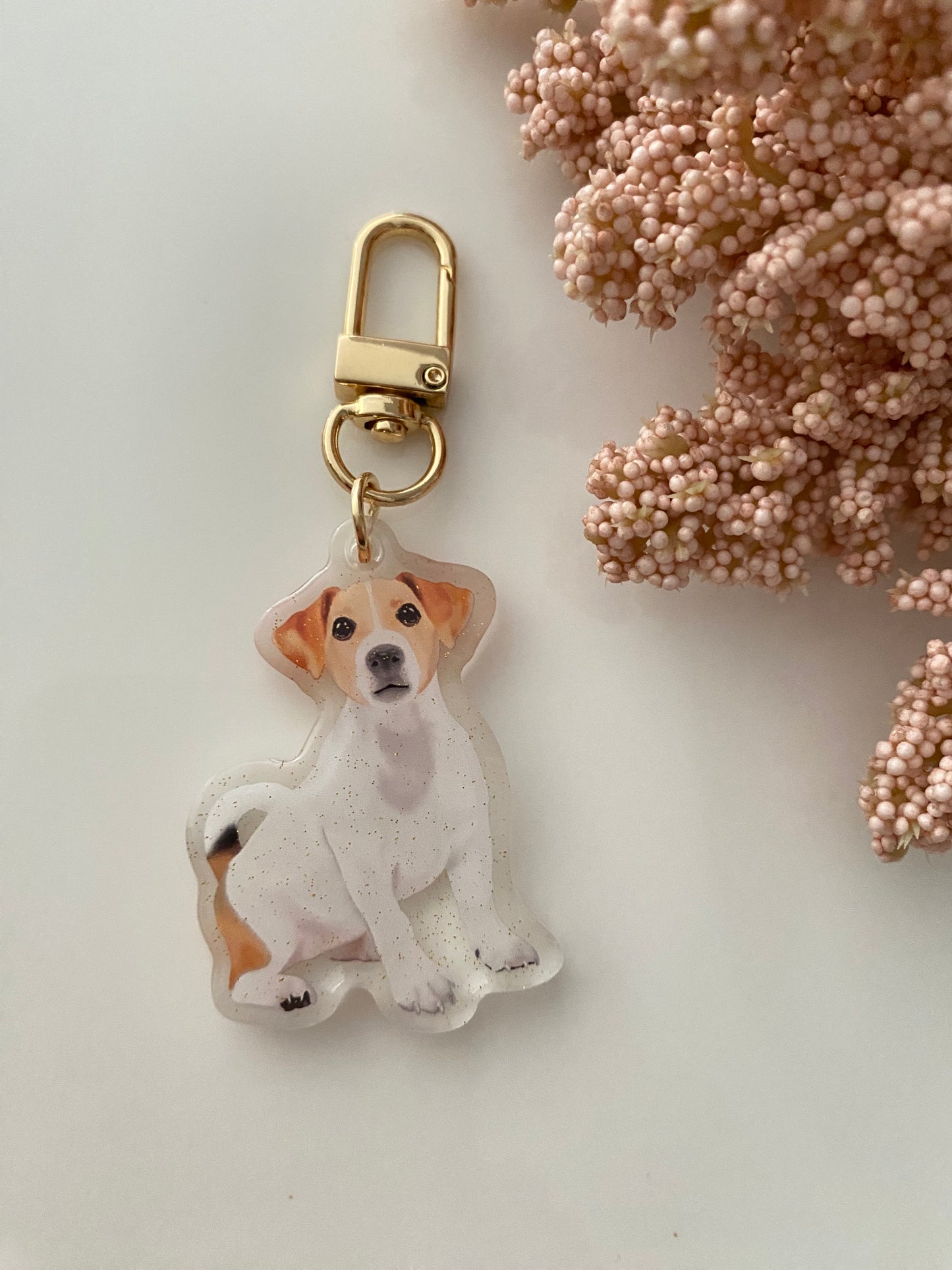Jack Russell Terrier Acrylic Keychain