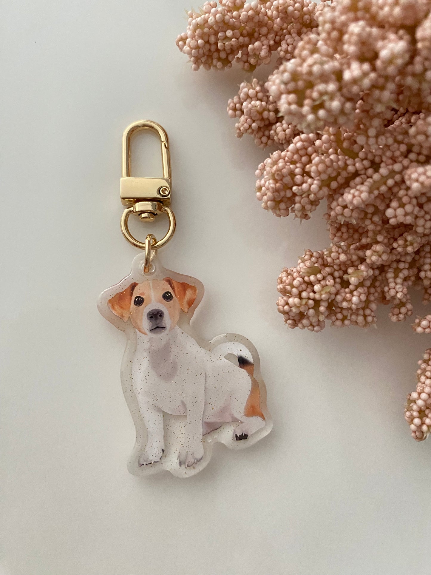 Jack Russell Terrier Acrylic Keychain