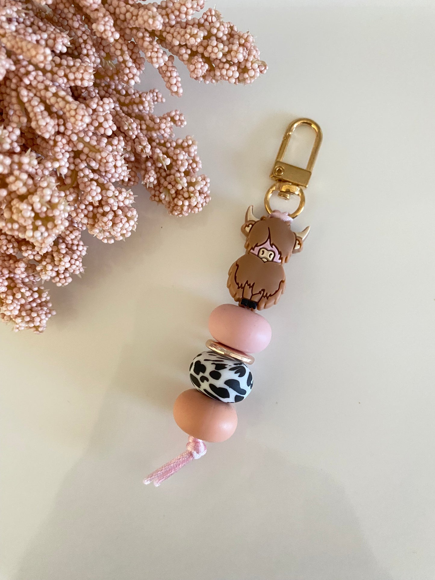 Highland Cow Keychain