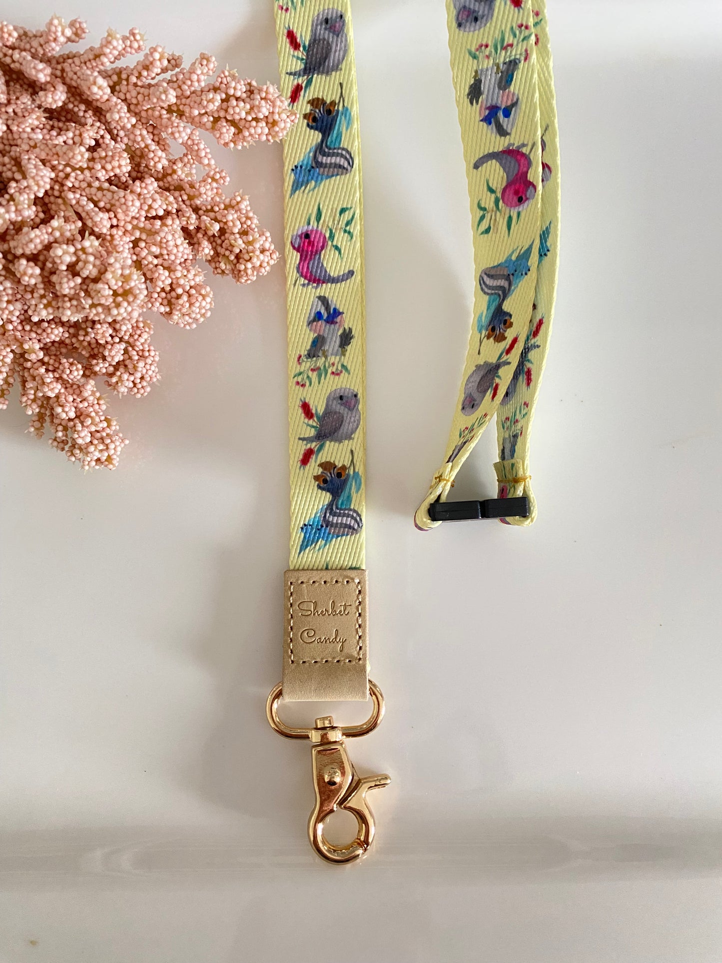 Fabric Lanyard, To-Do List Notepad and Sticky Notes Gift Set