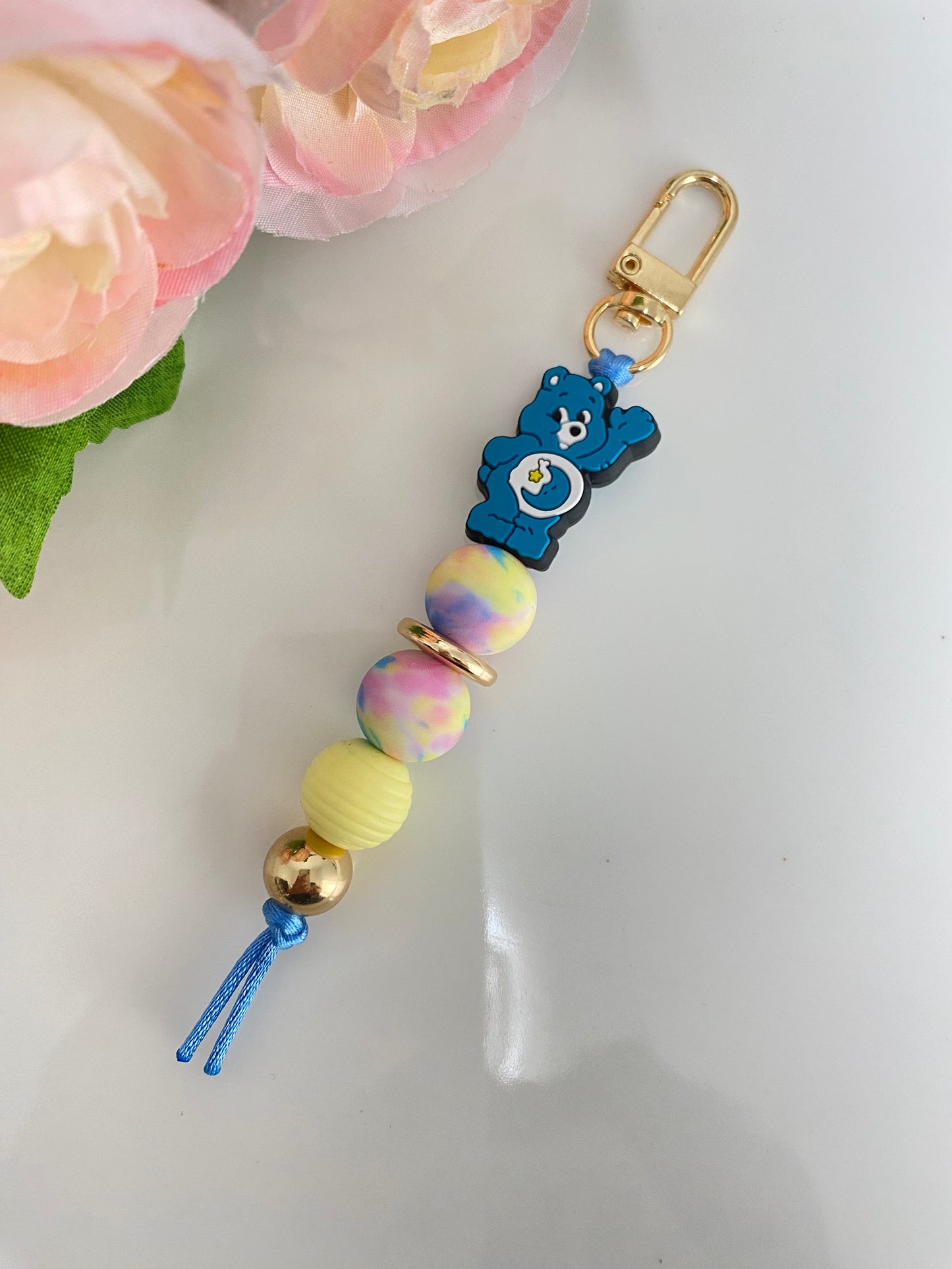 Bedtime Bear Keychain