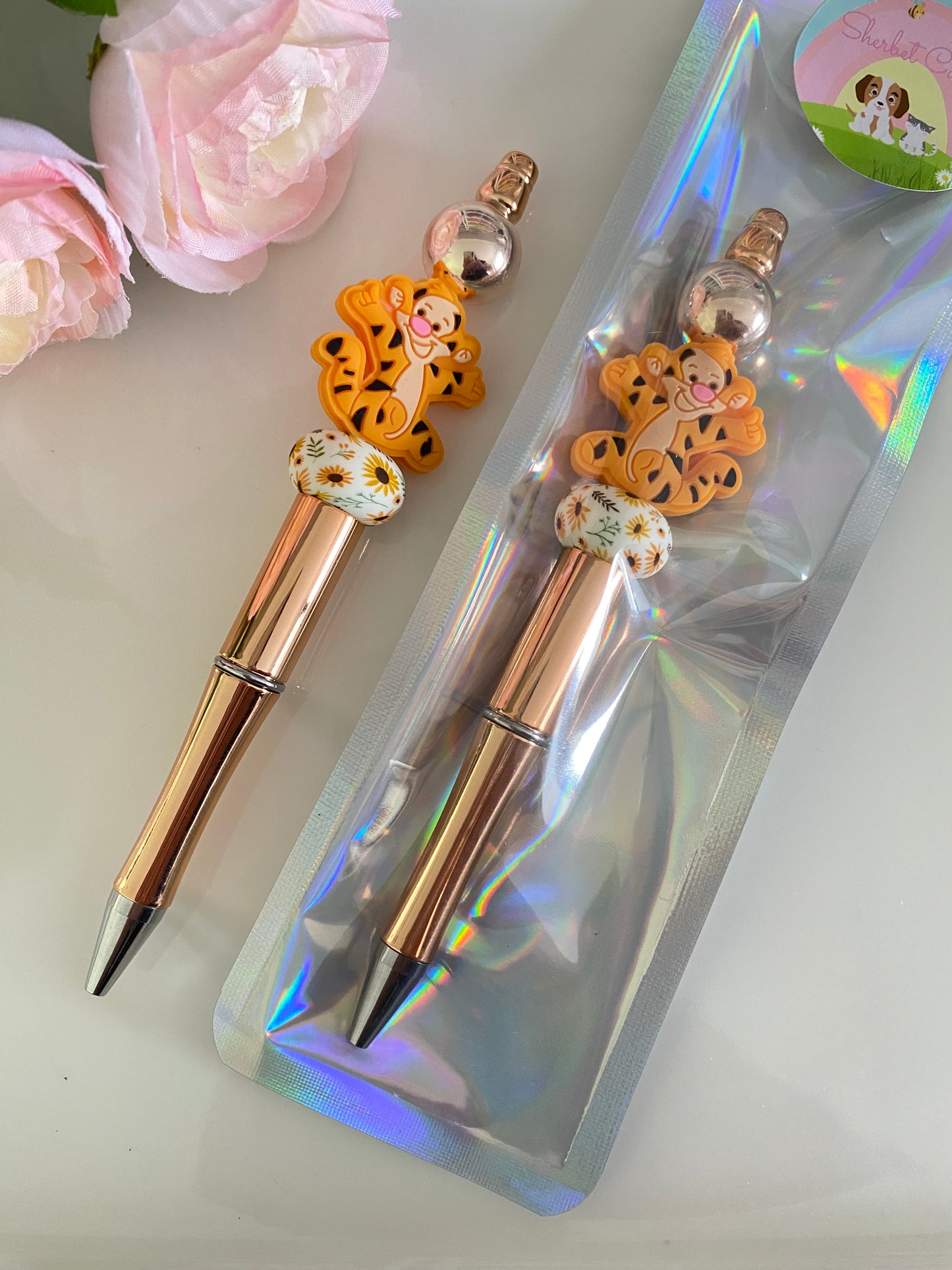 Tigger Beaded Pen